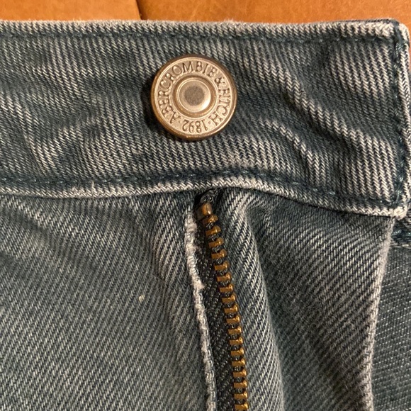 Teal washed Abercrombie and Fitch skirt - Picture 2 of 4